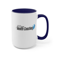 Load image into Gallery viewer, Jetstream Health Coaching Two-Tone Coffee Mugs, 15oz