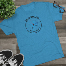 Load image into Gallery viewer, I Transform Lives Clock Unisex Tri-Blend Crew Tee