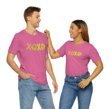 Load image into Gallery viewer, XOXO Kiss Me Be Mine Sweetheart Candy Valentines Day Unisex Jersey Short Sleeve Tee