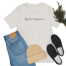 Load image into Gallery viewer, Legalize Happiness Motivational Unisex Jersey Short Sleeve Tee