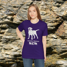 Load image into Gallery viewer, Labrador Retriever Mom Soft Jersey Short Sleeve Tee