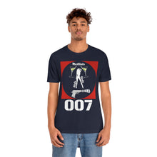 Load image into Gallery viewer, James Bond Martinis Girls and Guns 007 Soft Unisex Jersey Short Sleeve Tee
