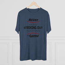 Load image into Gallery viewer, Striking Out Men's Tri-Blend Crew Tee