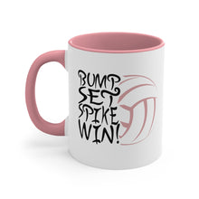 Load image into Gallery viewer, Bump Set Spike Win Accent Coffee Mug, 11oz
