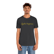 Load image into Gallery viewer, Legalize Happiness Motivational Unisex Jersey Short Sleeve Tee