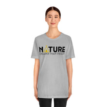 Load image into Gallery viewer, Nature Cheaper Than Therapy Motivational Soft Unisex Jersey Short Sleeve Tee
