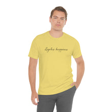 Load image into Gallery viewer, Legalize Happiness Motivational Unisex Jersey Short Sleeve Tee