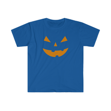 Load image into Gallery viewer, Halloween Pumpkin Face Unisex Softstyle T-Shirt