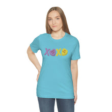 Load image into Gallery viewer, XOXO Kiss Me Be Mine Sweetheart Candy Valentines Day Unisex Jersey Short Sleeve Tee
