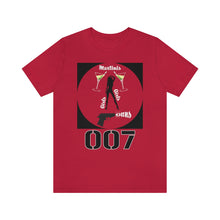 Load image into Gallery viewer, James Bond Martinis Girls and Guns 007 Soft Unisex Jersey Short Sleeve Tee
