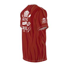 Load image into Gallery viewer, King of the Grill BBQ Fathers Day Unisex AOP Cut & Sew T-shirt