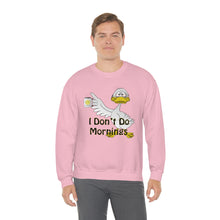 Load image into Gallery viewer, I Don’t Do Mornings Unisex Heavy Blend™ Crewneck Sweatshirt