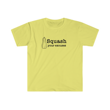Load image into Gallery viewer, Squash your Excuses Unisex Softstyle T-shirt