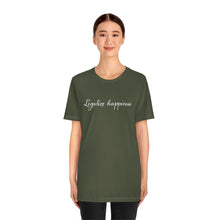 Load image into Gallery viewer, Legalize Happiness Motivational Unisex Jersey Short Sleeve Tee