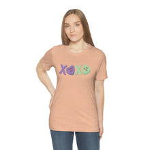 Load image into Gallery viewer, XOXO Kiss Me Be Mine Sweetheart Candy Valentines Day Unisex Jersey Short Sleeve Tee