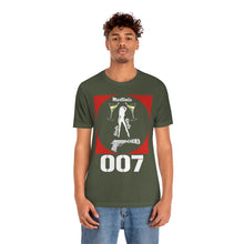 Load image into Gallery viewer, James Bond Martinis Girls and Guns 007 Soft Unisex Jersey Short Sleeve Tee
