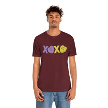 Load image into Gallery viewer, XOXO Kiss Me Be Mine Sweetheart Candy Valentines Day Unisex Jersey Short Sleeve Tee