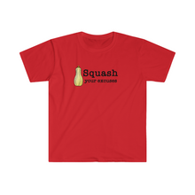 Load image into Gallery viewer, Squash your Excuses Unisex Softstyle T-shirt