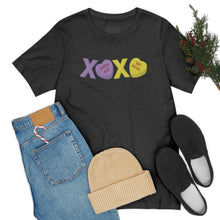 Load image into Gallery viewer, XOXO Kiss Me Be Mine Sweetheart Candy Valentines Day Unisex Jersey Short Sleeve Tee