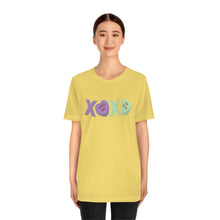 Load image into Gallery viewer, XOXO Kiss Me Be Mine Sweetheart Candy Valentines Day Unisex Jersey Short Sleeve Tee