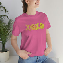 Load image into Gallery viewer, XOXO Kiss Me Be Mine Sweetheart Candy Valentines Day Unisex Jersey Short Sleeve Tee