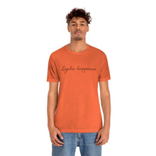 Load image into Gallery viewer, Legalize Happiness Motivational Unisex Jersey Short Sleeve Tee