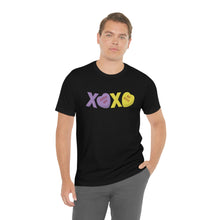Load image into Gallery viewer, XOXO Kiss Me Be Mine Sweetheart Candy Valentines Day Unisex Jersey Short Sleeve Tee