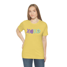Load image into Gallery viewer, XOXO Kiss Me Be Mine Sweetheart Candy Valentines Day Unisex Jersey Short Sleeve Tee