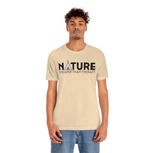 Load image into Gallery viewer, Nature Cheaper Than Therapy Motivational Soft Unisex Jersey Short Sleeve Tee