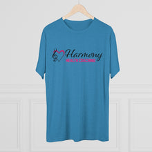 Load image into Gallery viewer, Harmony Health Coaching Unisex Tri-Blend Crew Tee