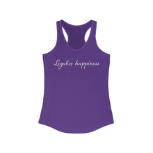 Load image into Gallery viewer, Legalize Happiness Motivational Women's Ideal Racerback Tank