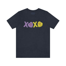 Load image into Gallery viewer, XOXO Kiss Me Be Mine Sweetheart Candy Valentines Day Unisex Jersey Short Sleeve Tee