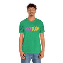 Load image into Gallery viewer, XOXO Kiss Me Be Mine Sweetheart Candy Valentines Day Unisex Jersey Short Sleeve Tee
