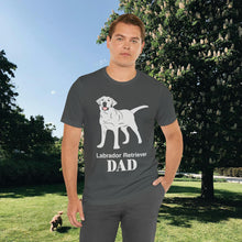 Load image into Gallery viewer, Labrador Retriever Dad Soft Unisex Jersey Short Sleeve Tee