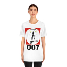 Load image into Gallery viewer, James Bond Martinis Girls and Guns 007 Soft Unisex Jersey Short Sleeve Tee