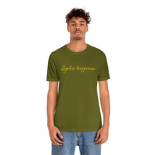Load image into Gallery viewer, Legalize Happiness Motivational Unisex Jersey Short Sleeve Tee