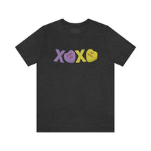 Load image into Gallery viewer, XOXO Kiss Me Be Mine Sweetheart Candy Valentines Day Unisex Jersey Short Sleeve Tee