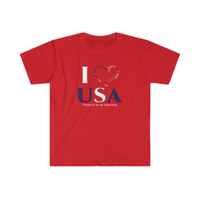 Load image into Gallery viewer, USA Proud to be an American Jersey Short Sleeve Tee