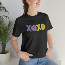 Load image into Gallery viewer, XOXO Kiss Me Be Mine Sweetheart Candy Valentines Day Unisex Jersey Short Sleeve Tee