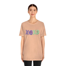 Load image into Gallery viewer, XOXO Kiss Me Be Mine Sweetheart Candy Valentines Day Unisex Jersey Short Sleeve Tee