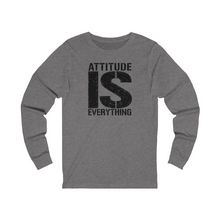 Load image into Gallery viewer, Attitude is Everything Unisex Jersey Long Sleeve Tee
