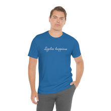 Load image into Gallery viewer, Legalize Happiness Motivational Unisex Jersey Short Sleeve Tee