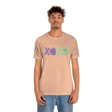 Load image into Gallery viewer, XOXO Kiss Me Be Mine Sweetheart Candy Valentines Day Unisex Jersey Short Sleeve Tee