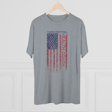 Load image into Gallery viewer, Transformational Health Coach Flag Unisex Tri-Blend Crew Tee