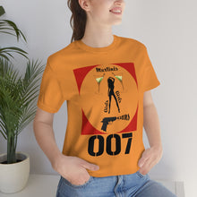Load image into Gallery viewer, James Bond Martinis Girls and Guns 007 Soft Unisex Jersey Short Sleeve Tee