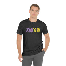 Load image into Gallery viewer, XOXO Kiss Me Be Mine Sweetheart Candy Valentines Day Unisex Jersey Short Sleeve Tee