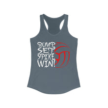 Load image into Gallery viewer, Bump Set Spike Win Women's Ideal Racerback Tank