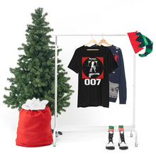 Load image into Gallery viewer, James Bond Martinis Girls and Guns 007 Soft Unisex Jersey Short Sleeve Tee