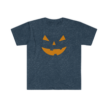 Load image into Gallery viewer, Halloween Pumpkin Face Unisex Softstyle T-Shirt