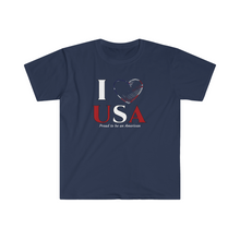 Load image into Gallery viewer, USA Proud to be an American Jersey Short Sleeve Tee